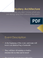 Mystery Architecture