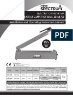 Manual Impulse Bag Sealer: Installation and Operating Instruction Manual