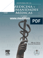 Historia de La Medicina Y Humanidades Médicas - Miguel Ángel Sánchez González 