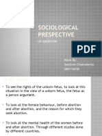 Sociological Prespective: of Abortion