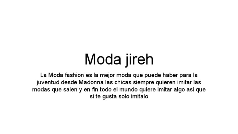 Moda | PDF