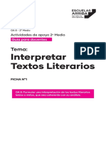 Interpretar Textos Literarios Docente