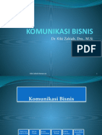 KOMUNIKASI BISNIS-Suatu Pengantar-1