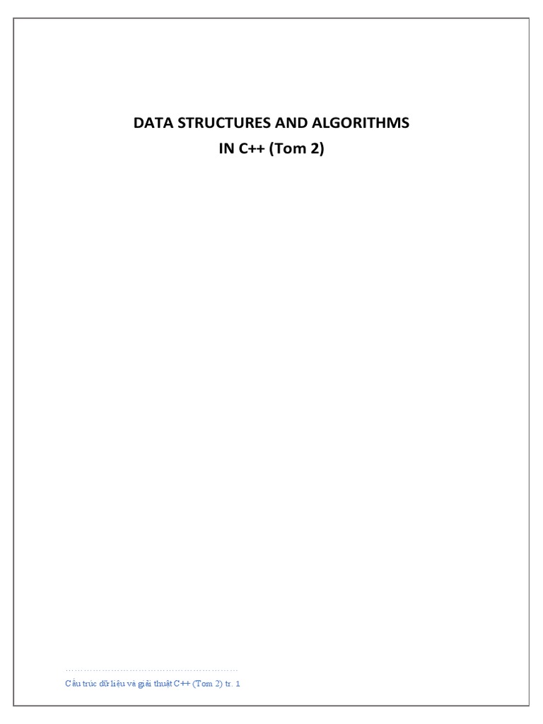 CTDL> (C++ T2) | PDF