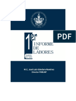 1er Informe de Labores - 2018