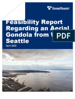 Sound Transit Feasibility Report Regarding An Aerial Gondola From West Seattle