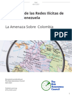 Expansión Redes Ilícitas de Poder en Venezuela y La Amenaza A Colombia