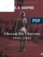 Ghetoul Din Chisinau 1941-1942 - Paul a. Shapiro