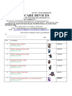 MRP Occupational Price List 2021