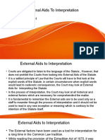 Module-V - External Aids To Interpretation: - Sundar Athreya. H