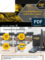 SAP Generacion de Solicitud de Pedido