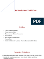 Differential Analysis of Fluid Flow