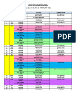 Schedule For The Month of FEBRUARY 2021: Nuestra Senora Del Santisimo Rosario Ministry of Lectors and Commentators