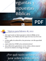 Preguntas y Respuestas Biblicas Numero 13 021822 Scribd