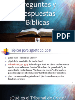 Preguntas y Respuestas Biblicas 8 082021