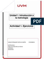 Actividad 1. Ejercicios METROLOGIA