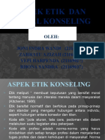 Aspek Etik Konseling