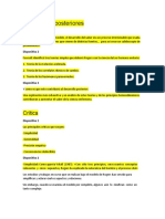 Desarrollos Posteriores, Critica y Caso Clinico