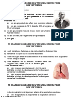 TD Anatomie Comparee de L'Appareil Respiratoire Des Vertebres