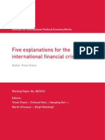IPE Berlin - Five Explanations for the International Financial Crisis