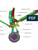 Schematic Drawing of One Landing Gear Product System - Q640