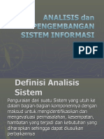 Analisis Dan Pengembangan Sistem Informasi