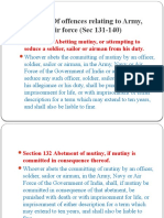 Chapter 7 of Offences Relating To Army, Navy and Air Force (Sec 131-140)