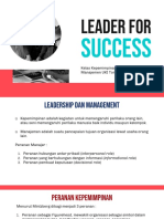 LEADER FOR SUCCESS