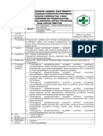 4.2.4.2 SOP Penyusunan Jadwal Dan Tempat Pelaksanaan Kegiatan Linprog&linsek Promkes