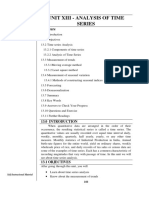 Analysis of Time Series Components, Trends and Forecasting