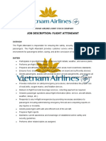 Vietnam Airlines Flight Attendant JD - Group 2