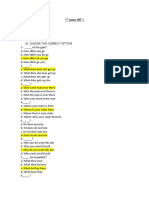 RESOLUCION DE EXAMEN DE INGLES INTERMEDIO