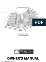 Owner'S Manual: Model #WMT-1390S-1 13' X 10' Screenhouse