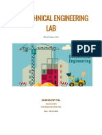 Geotechnical Engineering LAB: Subhadip Pal