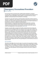 Emergency Evacuations Procedure: Best Practices