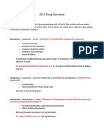 ACLS Drug Overview