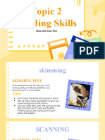 2.1.1 Skim and scan texts
