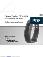 Fitness-Tracker FT-100-3D: Bedienungsanleitung