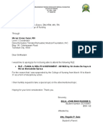 Explanation Letter RLE Template
