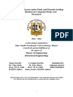 Assessment of stresses in Fibre Reinforced Composite Dome roof Structures