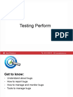 Session 4 Software Testing Perform