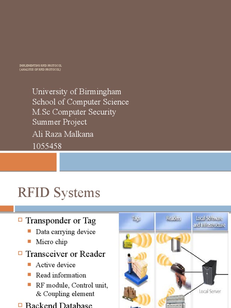 RFID Protocols for SmartSchool ISCN | PDF | Radio Frequency ...