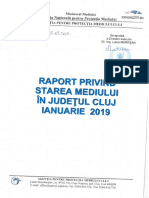 Raport Privind Starea Mediului in Jud. Cluj Ianuarie 2019