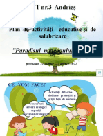 proiect educativ ecologia