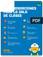 Afiche Recomendaciones sala de clases Segurito