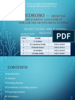 Medrobo - : Medicine Delivering and Patient Parameter Monitoring System