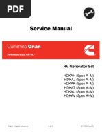 981-0522 Onan HDKA (Spec A-M) Diesel RV Genset Service Manual (06-2010)