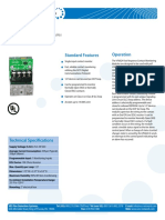 Operation Standard Features: Fast Response Contact Modules