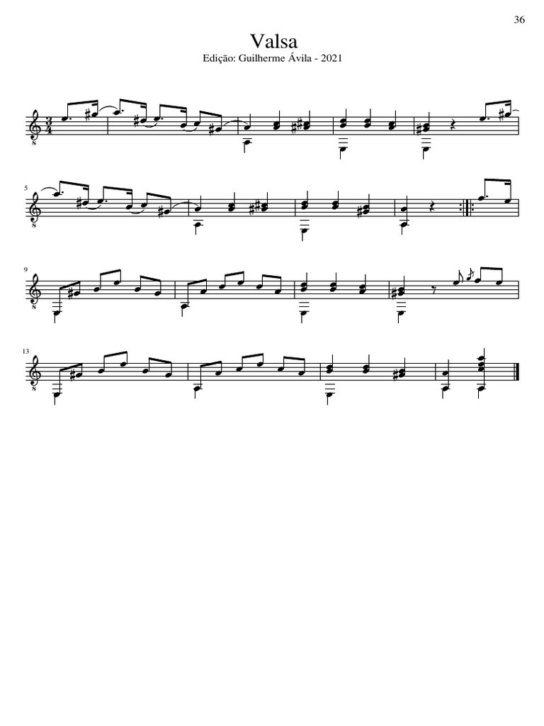 36 Valsa | PDF