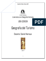 Programa Geografía Turismo 2007-P